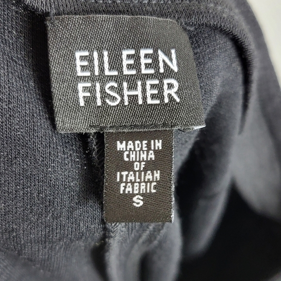 Eileen Fisher Wool Blend Knit Workwear Career Pants in Black Small - Picture 6 of 8